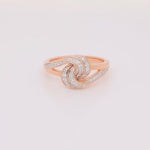 Load and play video in Gallery viewer, rose gold rings, diamond rings, fashion jewelry
