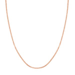 rose gold curb chain