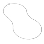 white gold curb chain full view