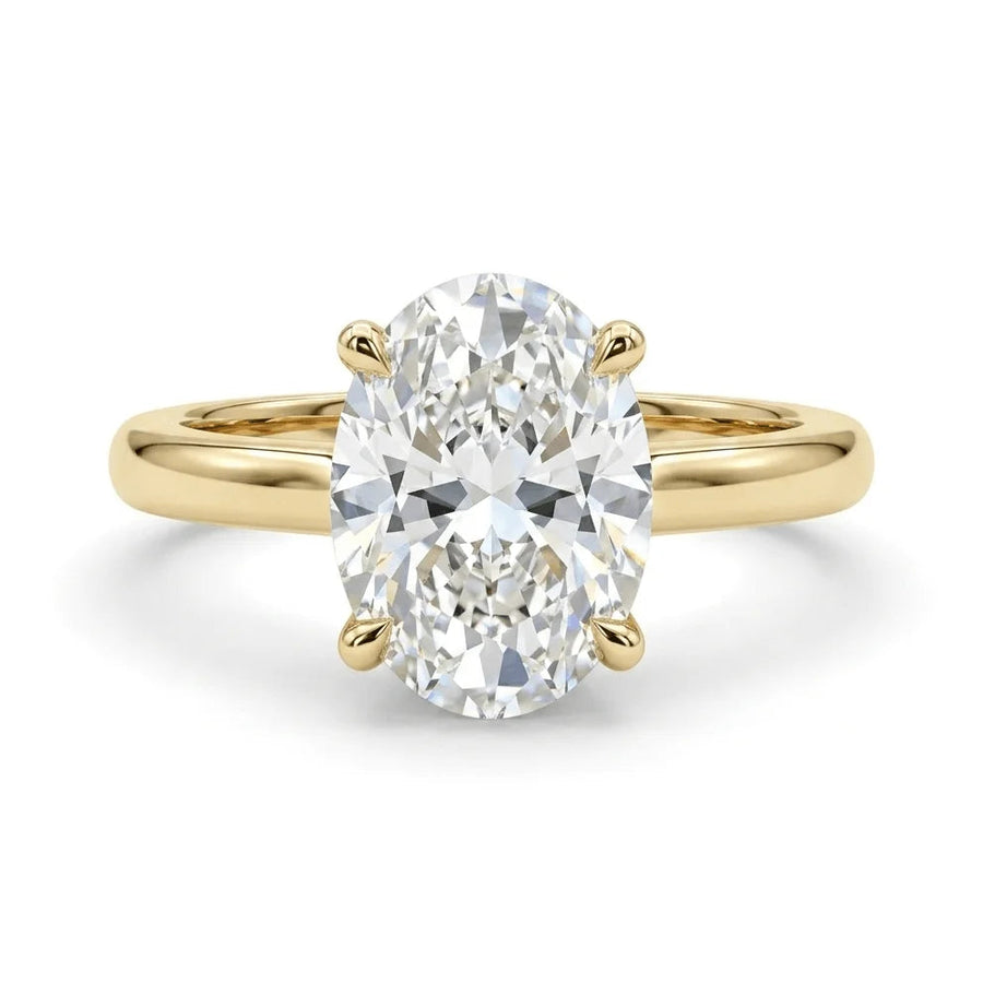 Oval Solitaire Engagement Ring
