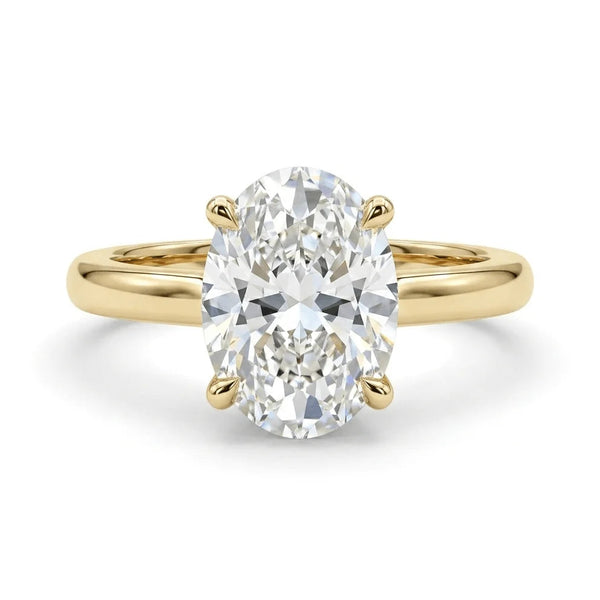 Oval Solitaire Engagement Ring