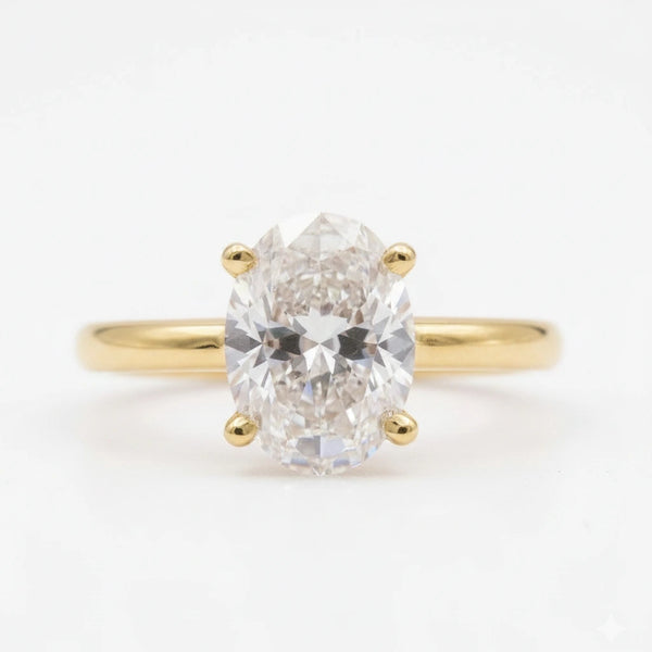 Oval Solitaire Engagement Ring