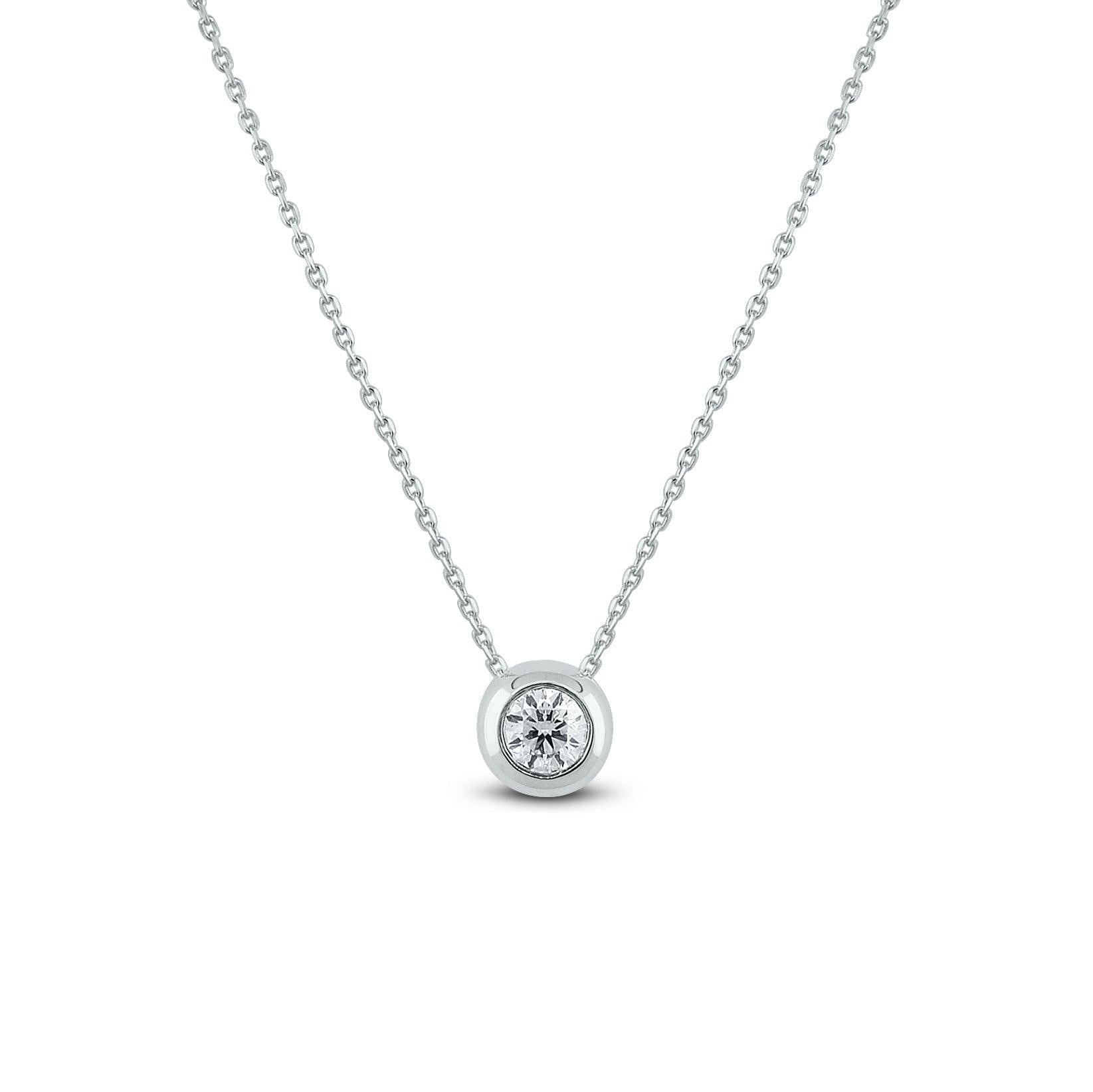 Diamond Bezel Pendant