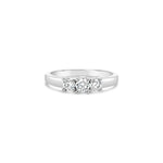 Lab Grown Diamond Three Stone Ring  