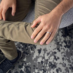 Single Row Diamond Band Ring