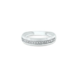 Single Row Diamond Band Ring