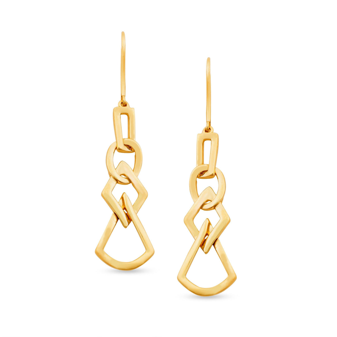 The Geo Drops Dangling Earrings