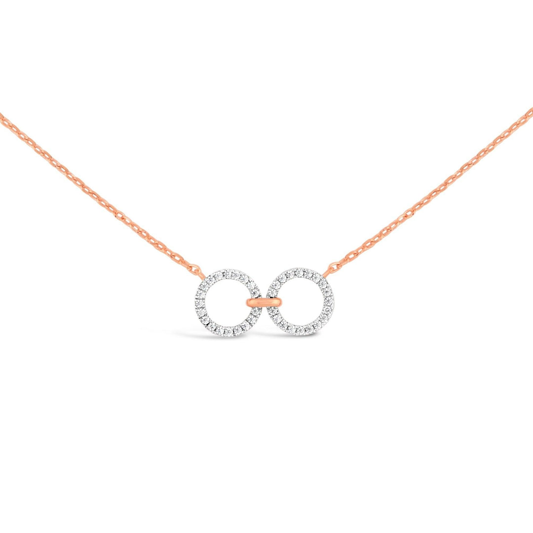 Full Circle Link Diamond Necklace