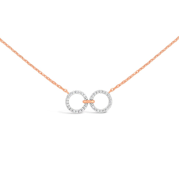 Full Circle Link Diamond Necklace