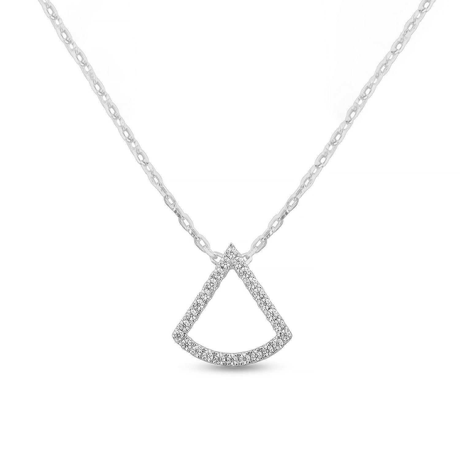 Ginkgo Diamond Pendant