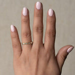 Floating Baguette Diamond Band Ring