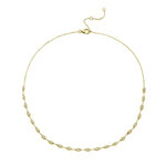 Marquise Diamond Cluster Necklace