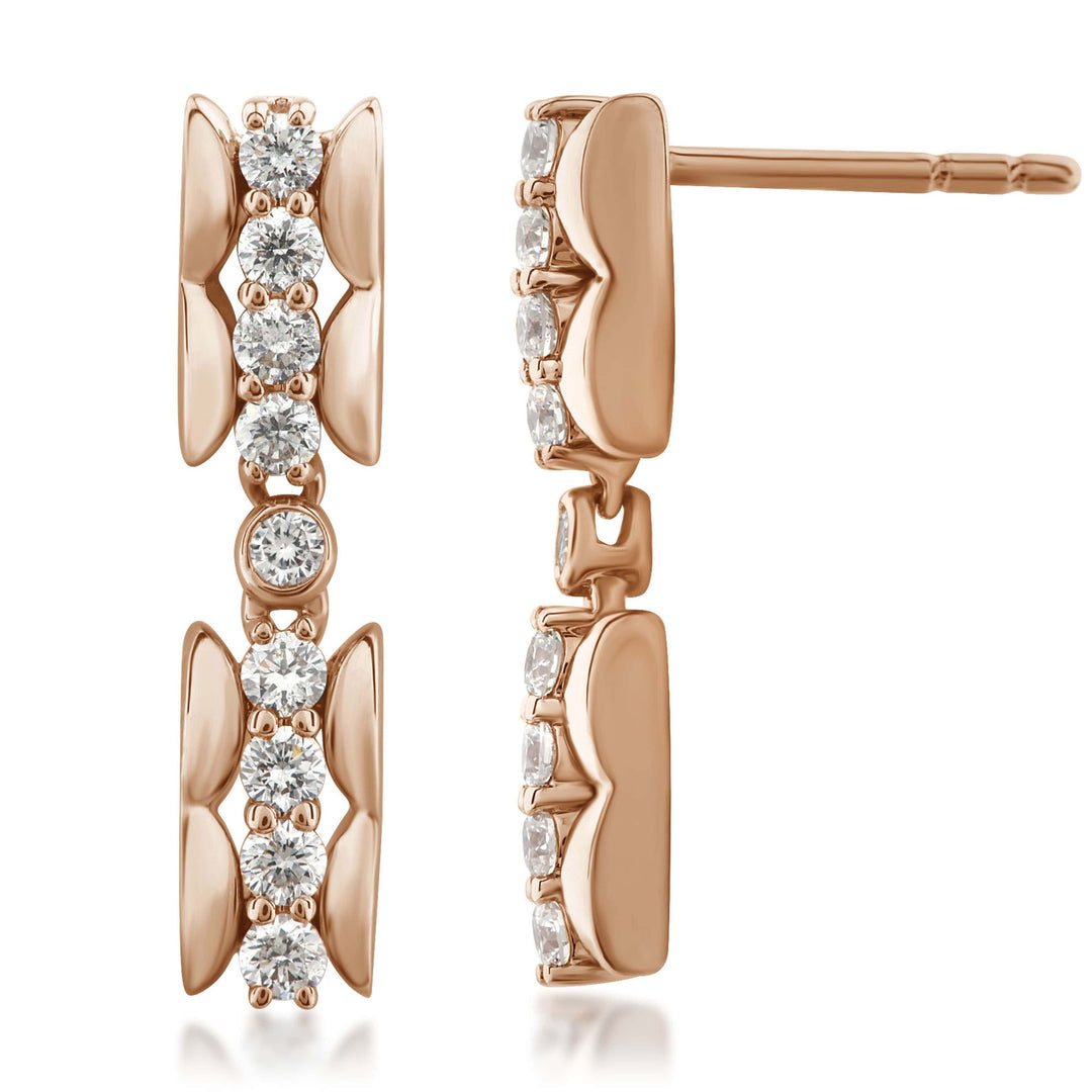 Sahara Cz Dangle Earrings