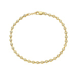 Honeycomb Diamond Bezel Bracelet