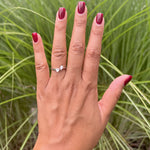 Toi Et Moi Heart and Pear Diamond Ring