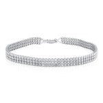 Three Row Diamond Bracelet