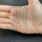 Diamond Initial Pendant