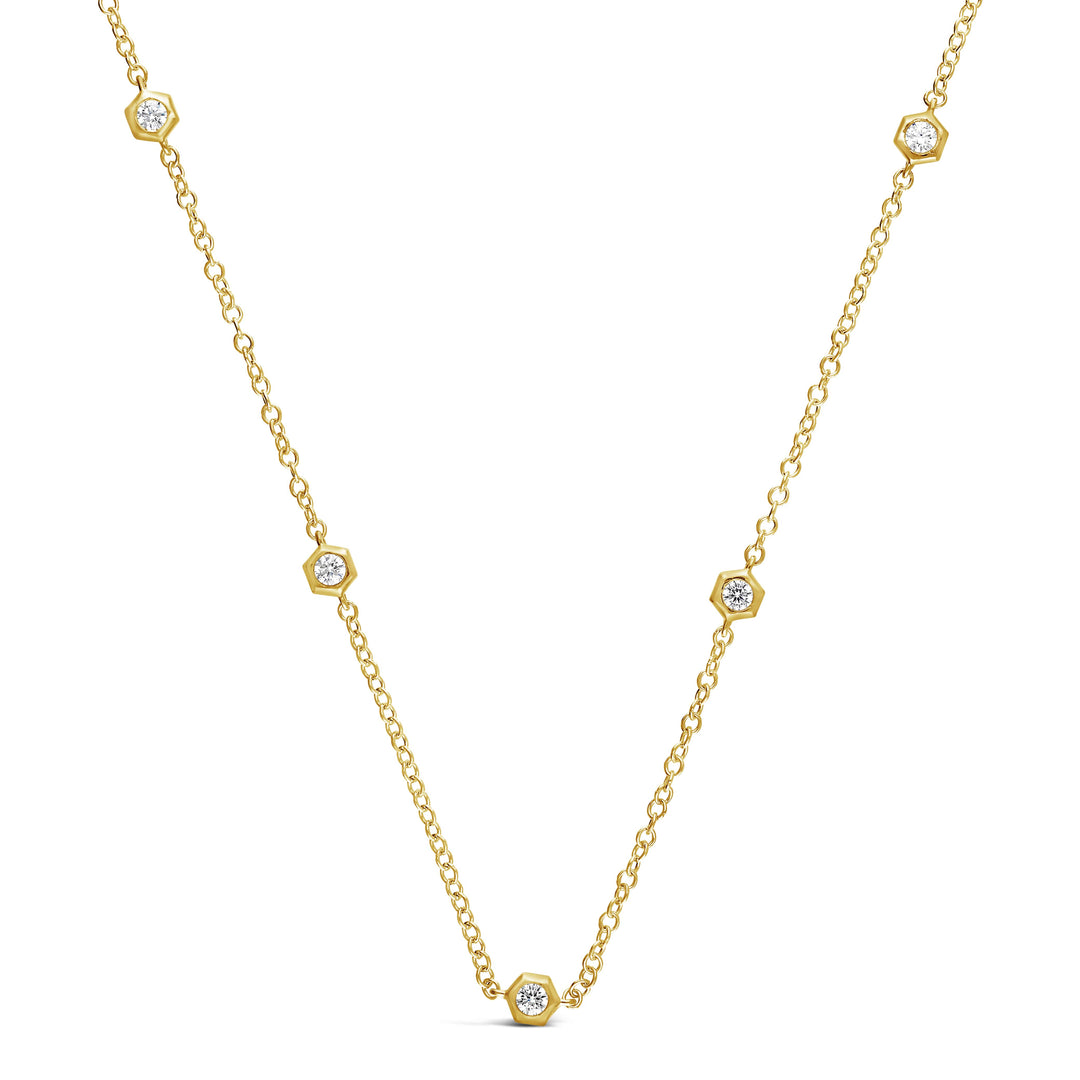 Honeycomb Station Necklace