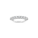 Lab Grown Diamond 9 Stone Half Eternity Ring