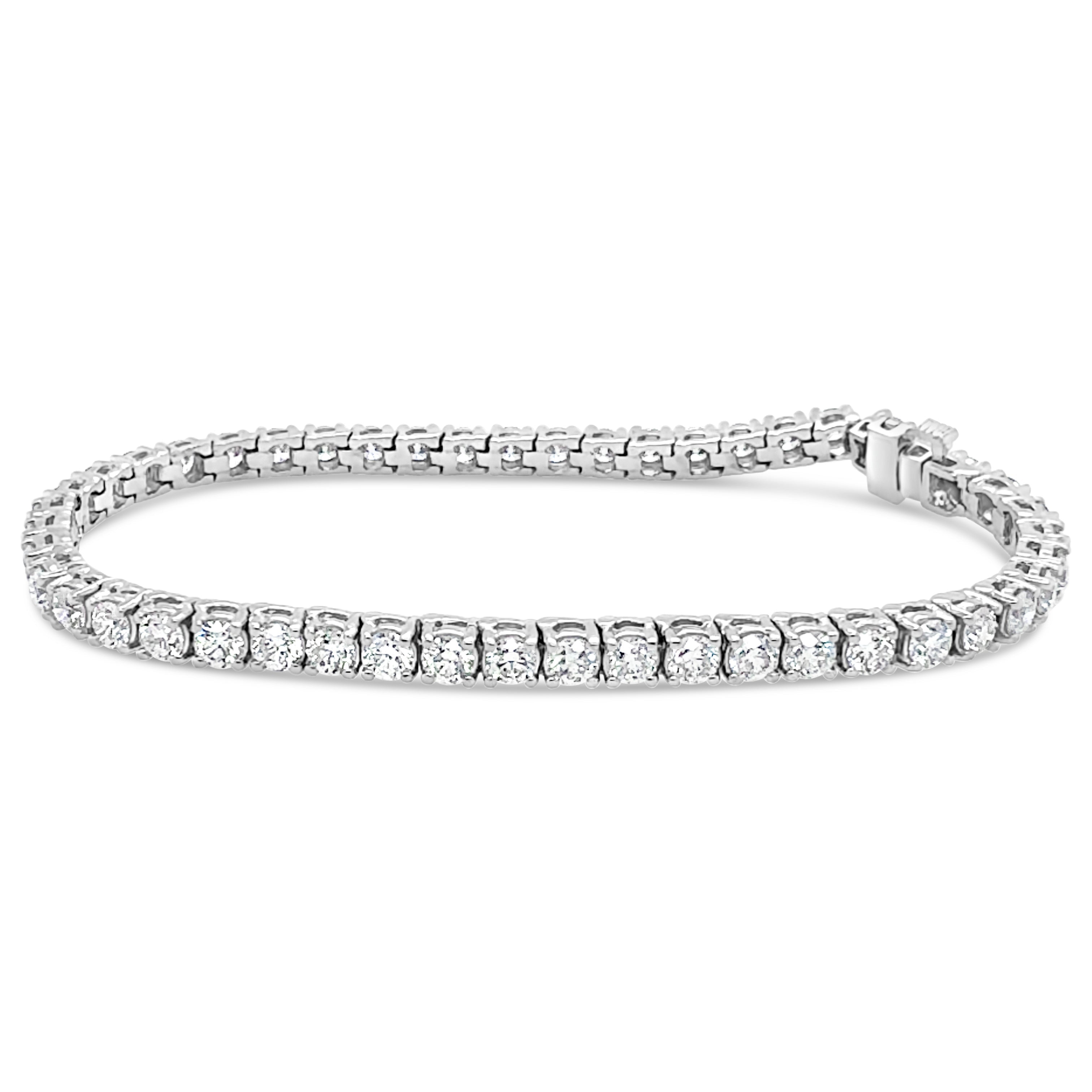 Lab Grown Diamond Tennis Bracelet