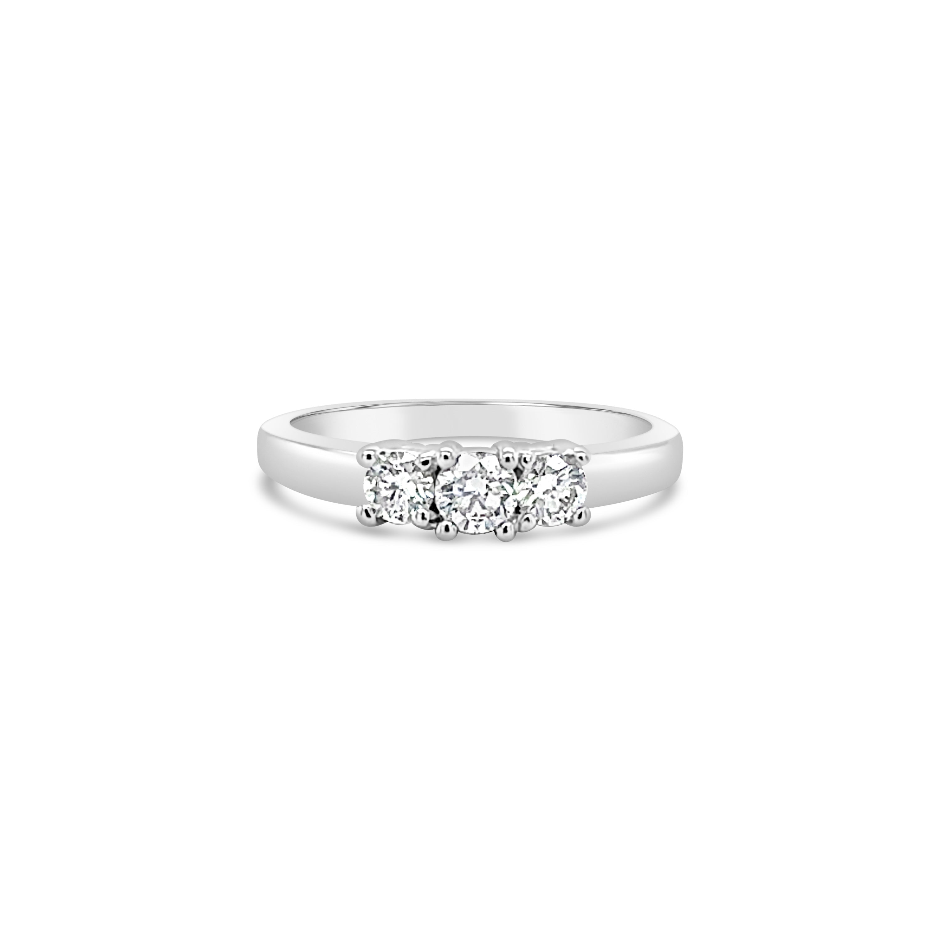 Lab Grown Diamond Three Stone Ring