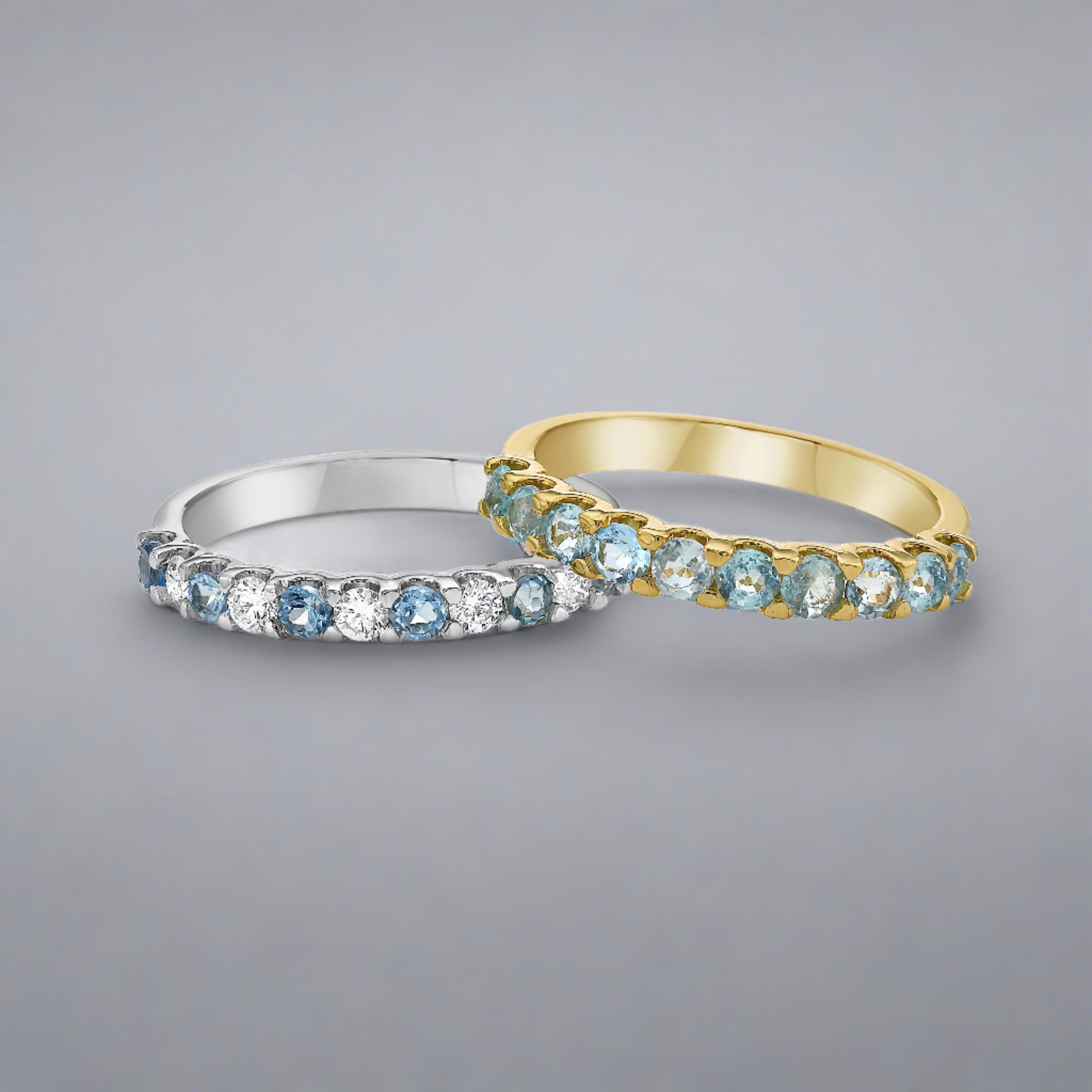 Paraíba Tourmaline and Diamond Ring