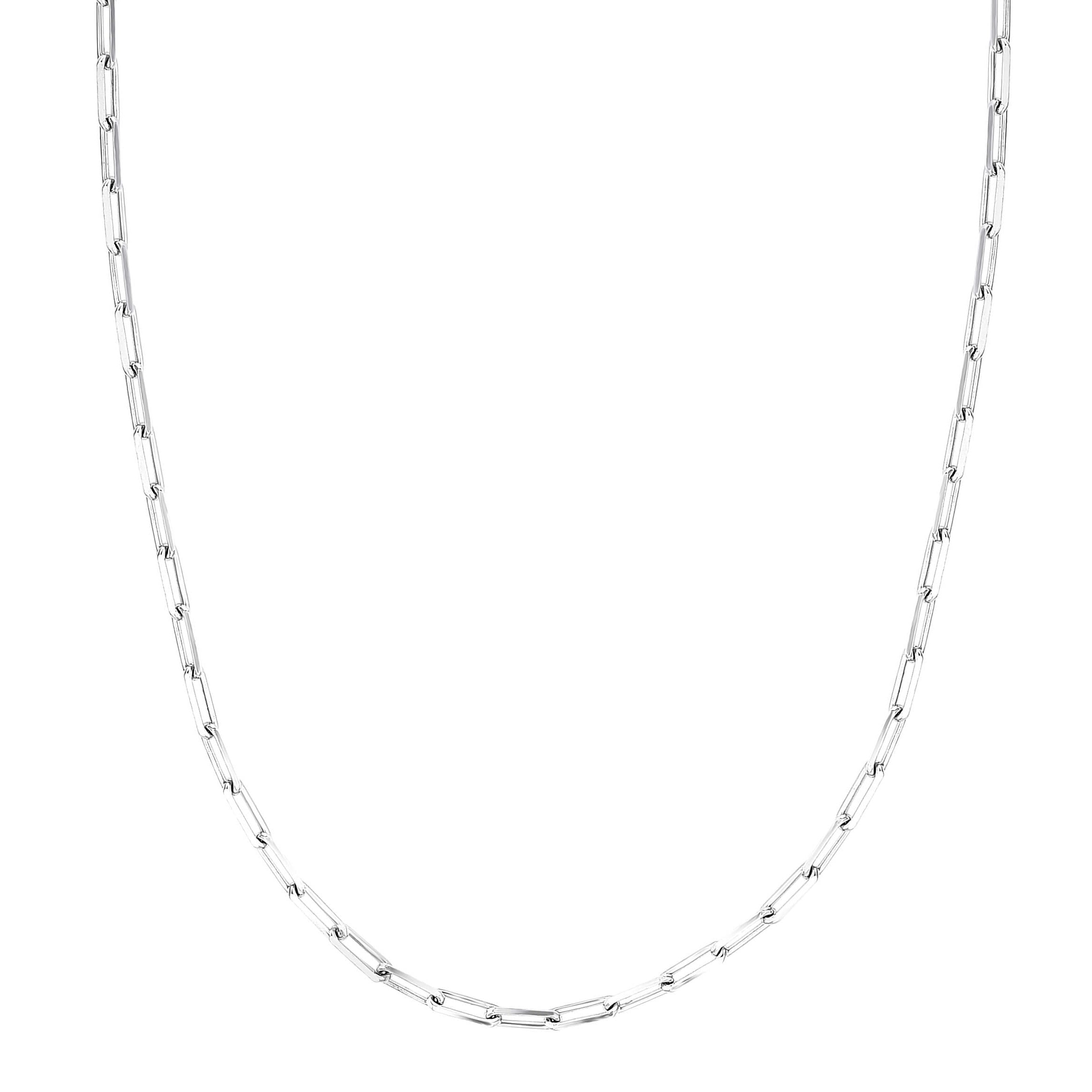 Sterling Silver Paperclip Chain
