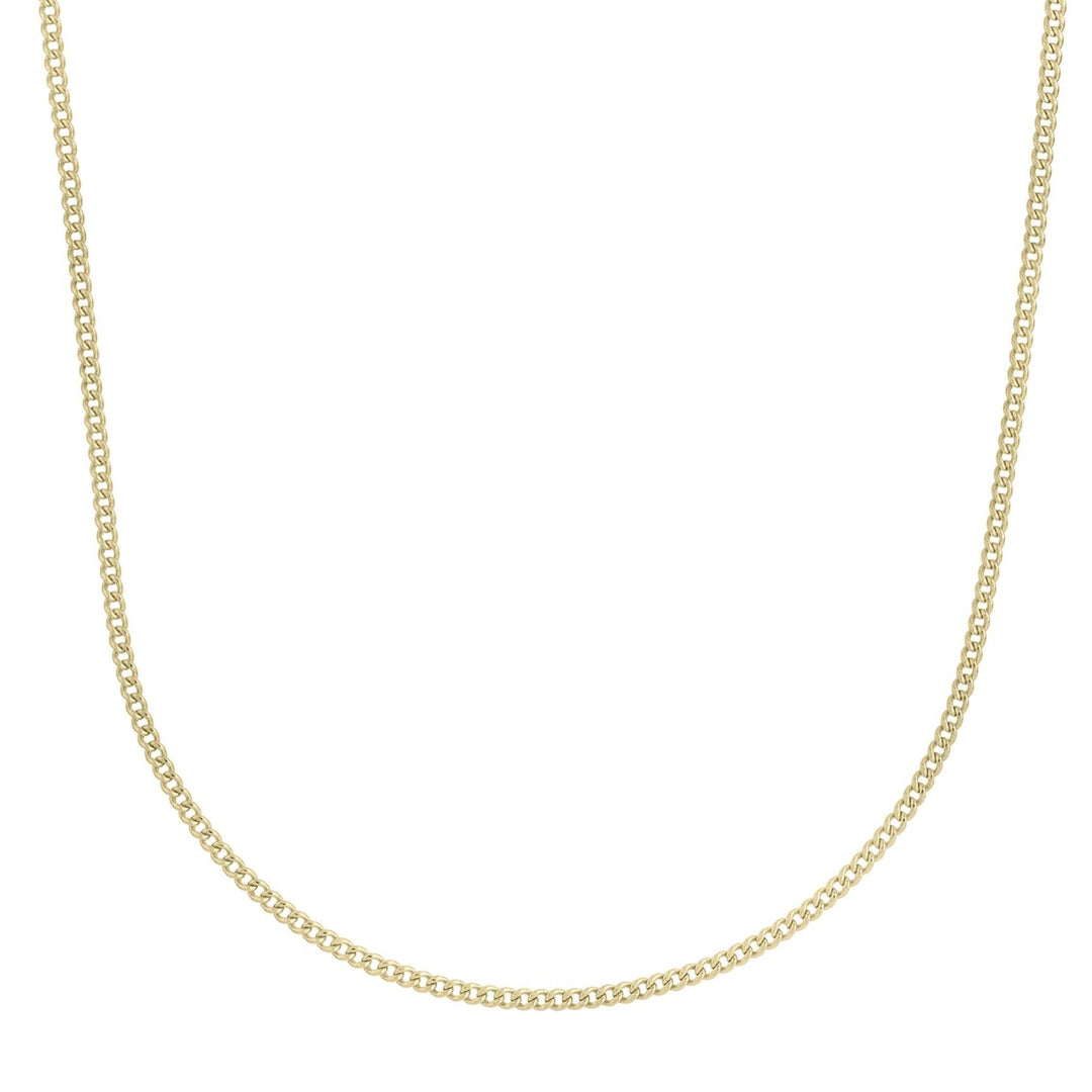 14k Yellow Gold 2 2mm Baby Cuban Chain