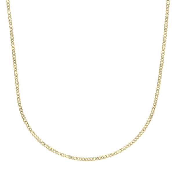 14K Yellow Gold 2.2mm Baby Cuban Chain