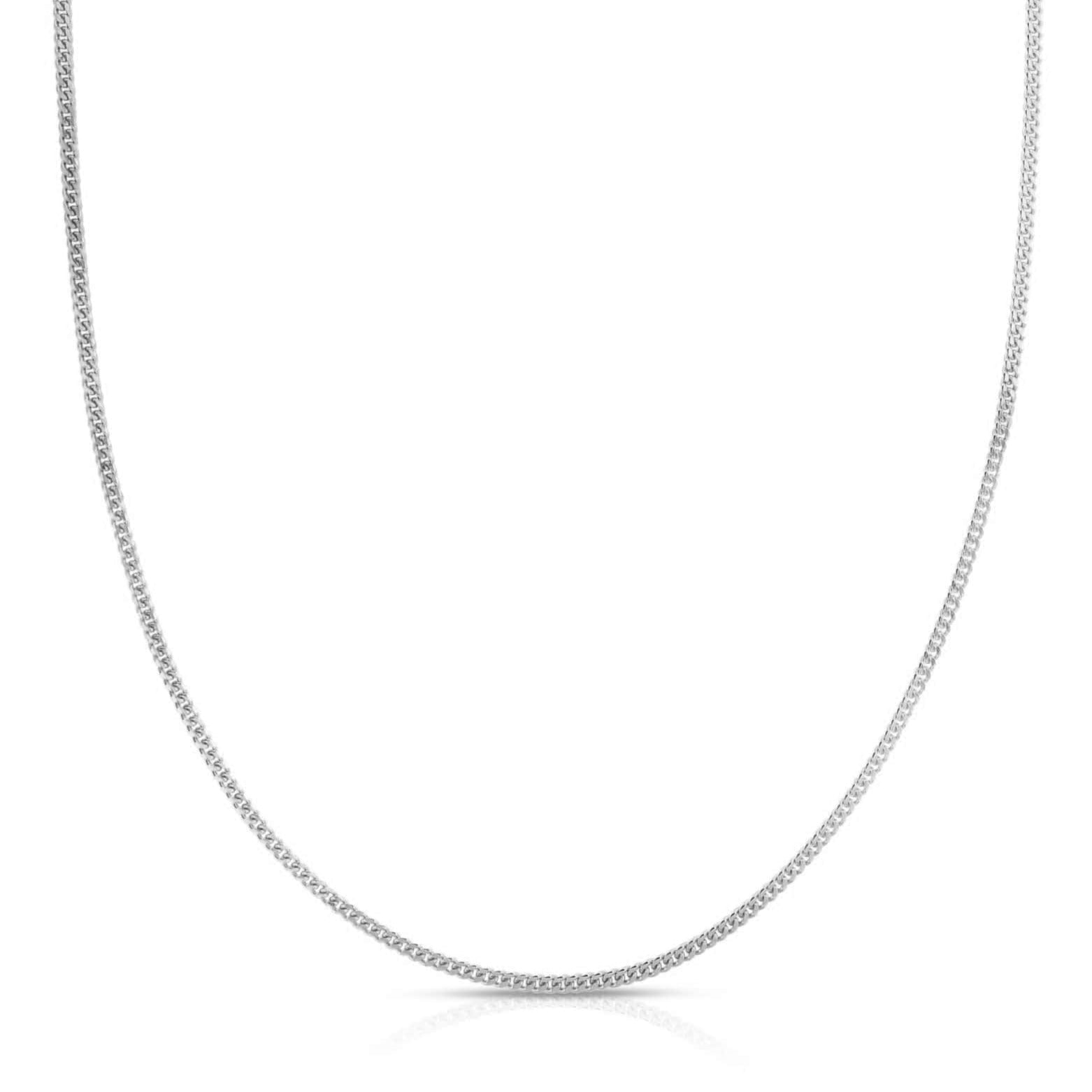 14K Gold 2.2mm Gourmette Chain