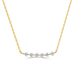 Diamond Clusters Bar Pendant
