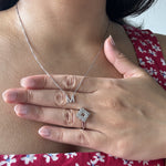 Diamond Initial Pendant