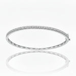 CZ and Silver Bangle