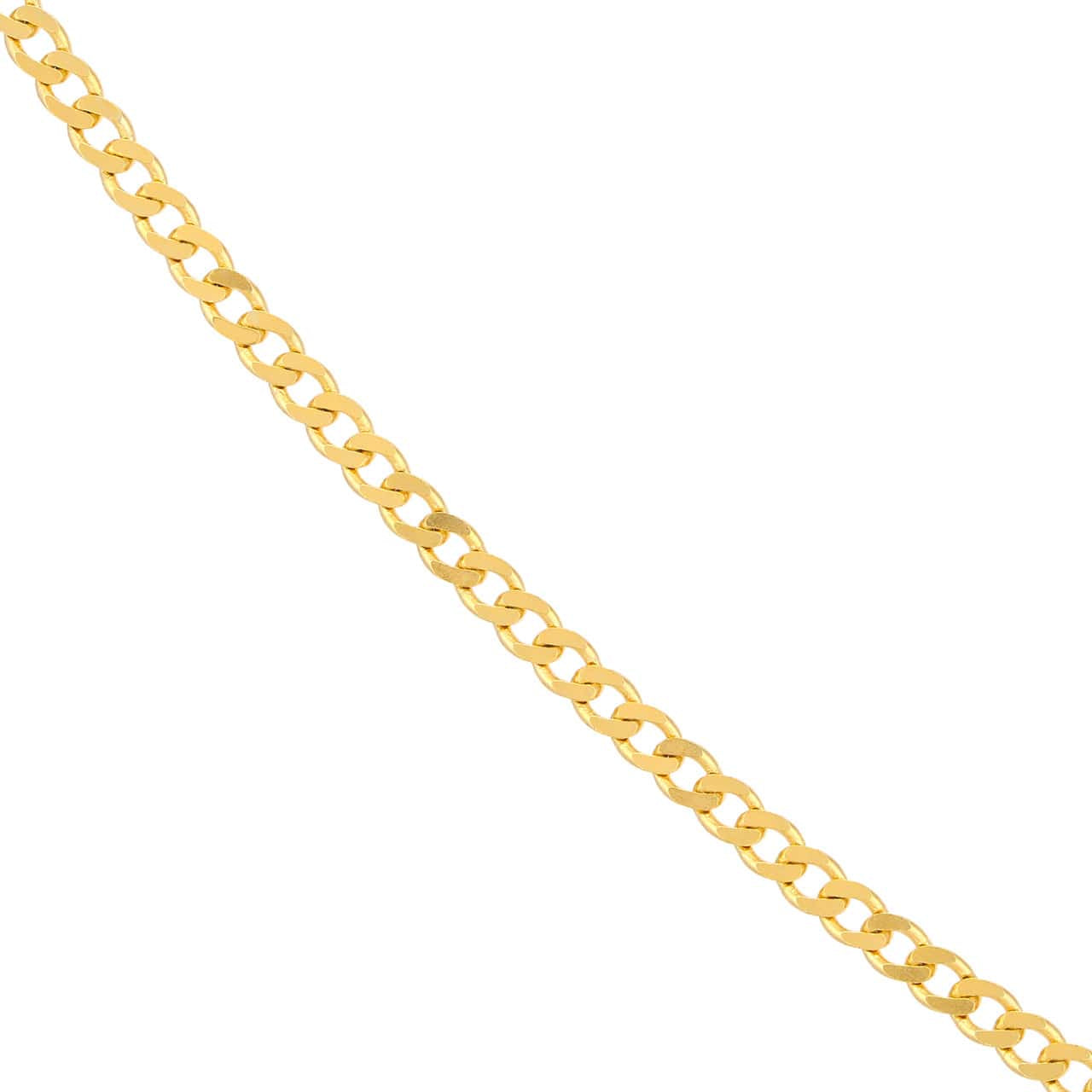 14K Gold 1.95mm Open Curb Chain