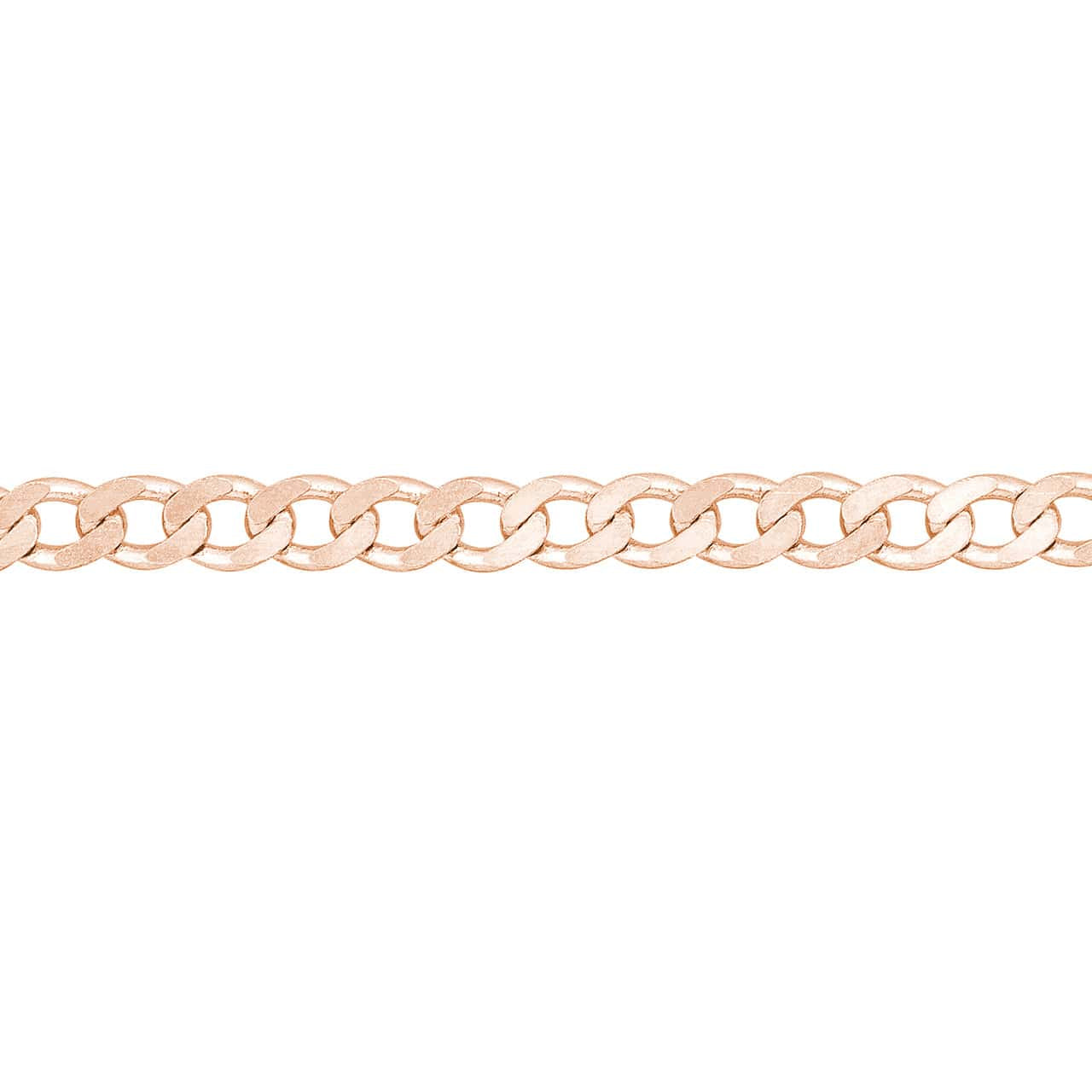 14K Gold 1.95mm Open Curb Bracelet