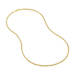 14K Gold 2mm Lite Rope Chain