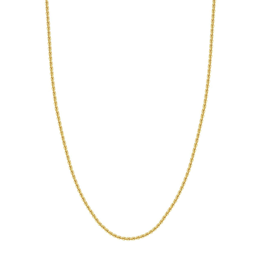 14k Gold 3mm Lite Rope Chain