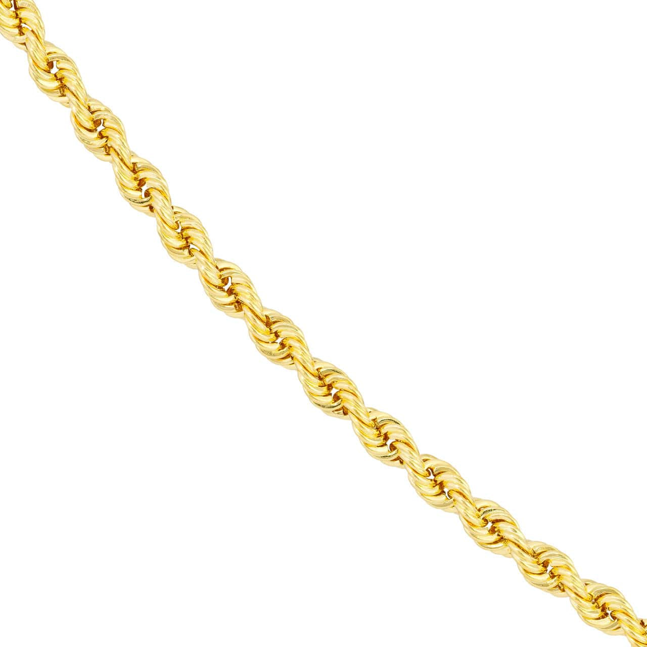 14K Gold 3mm Lite Rope Chain