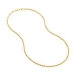 14K Gold 3mm Lite Rope Chain