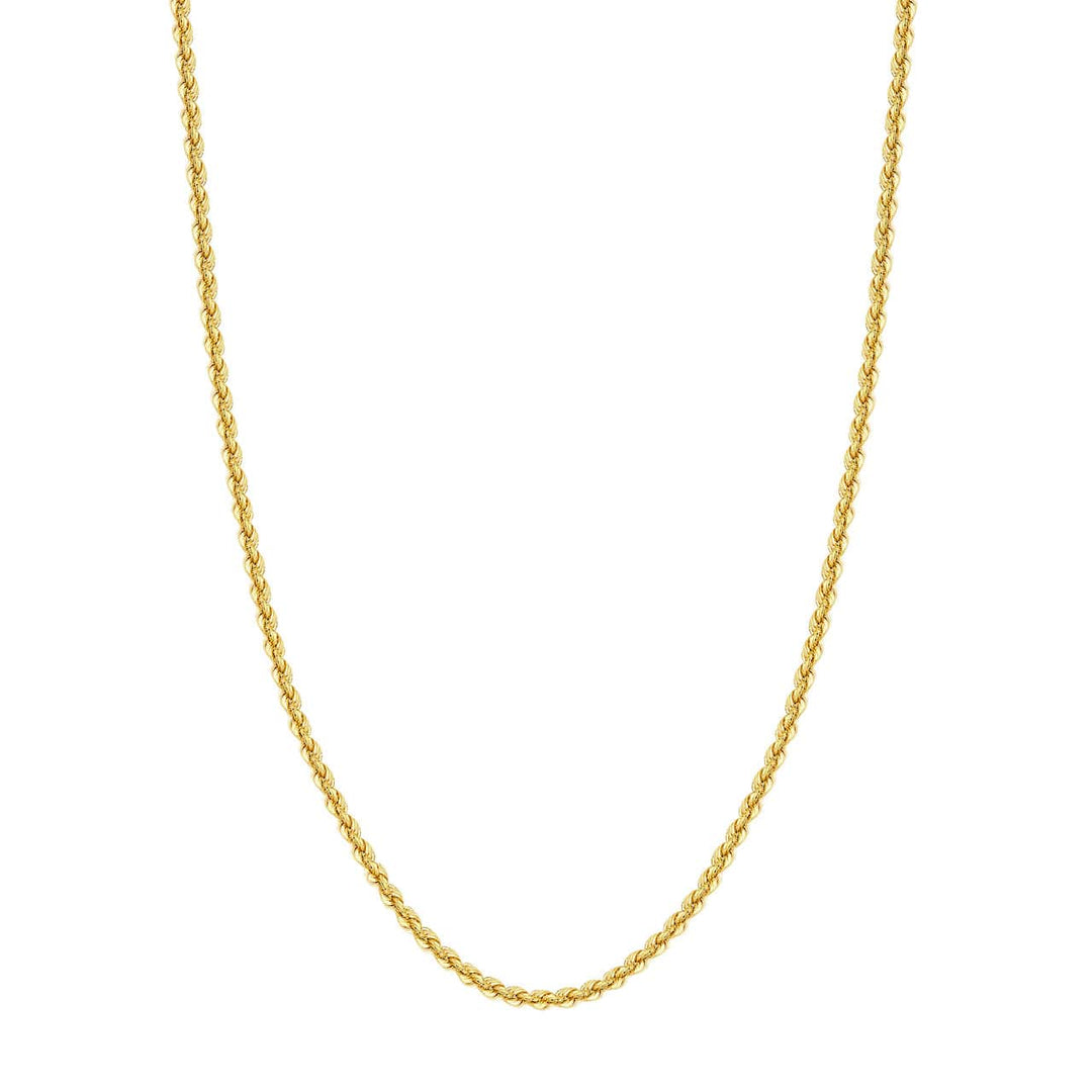 14k Gold 4mm Lite Rope Chain