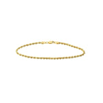 14K Gold Lite Rope Bracelet