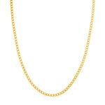14K Yellow Gold 3.70mm Curb Chain