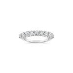 Load image into Gallery viewer, Lab Grown Diamond 9 Stone Half Eternity Ring in 14k white gold
