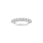 Lab Grown Diamond 9 Stone Half Eternity Ring  
