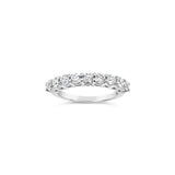 Lab Grown Diamond 9 Stone Half Eternity Ring  