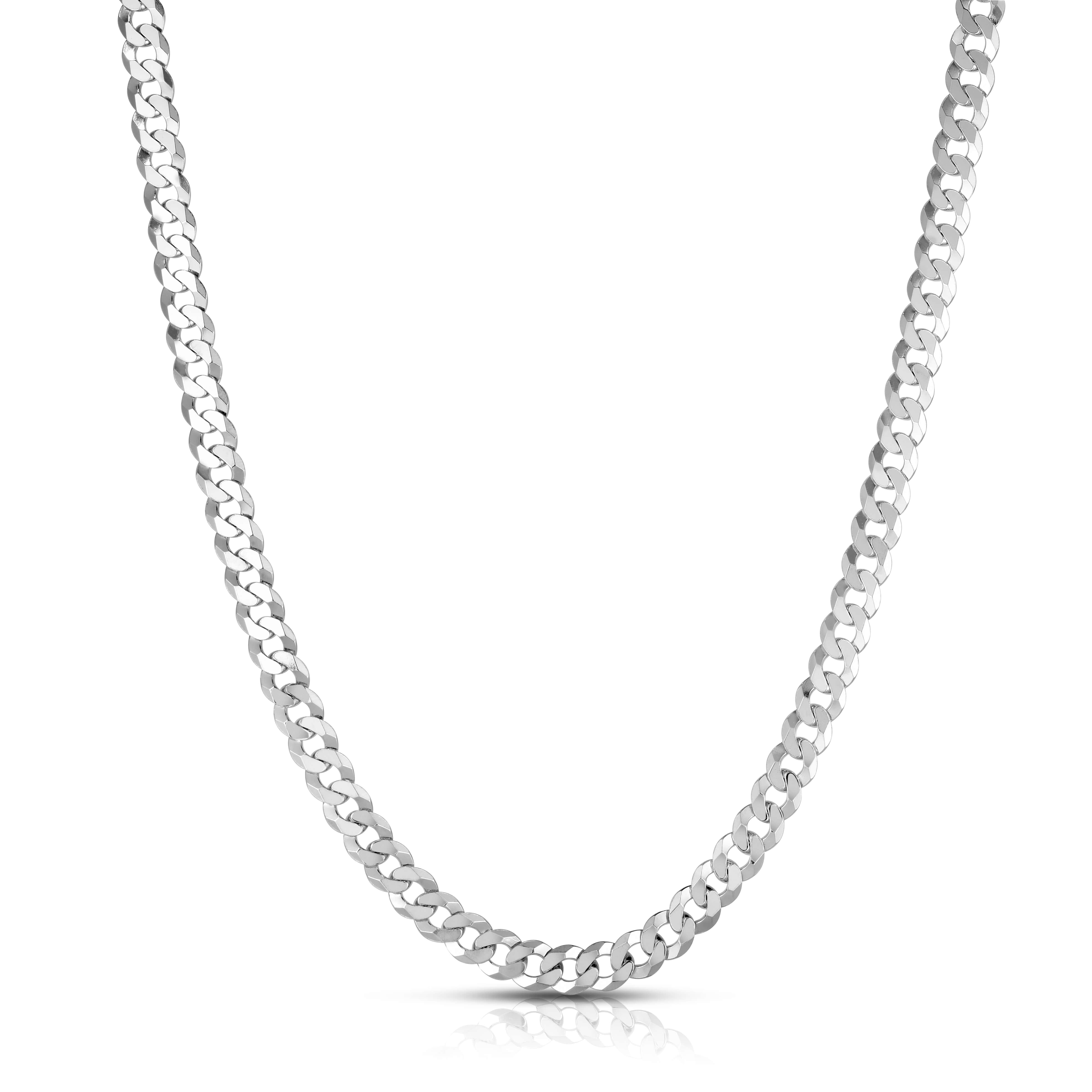 Sterling Silver Curb Chain Bracelet  