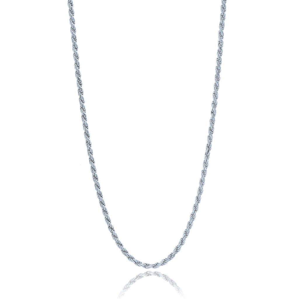 Sterling Silver Rope Chain  