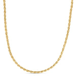 Load image into Gallery viewer, gold plated rope chain necklace
