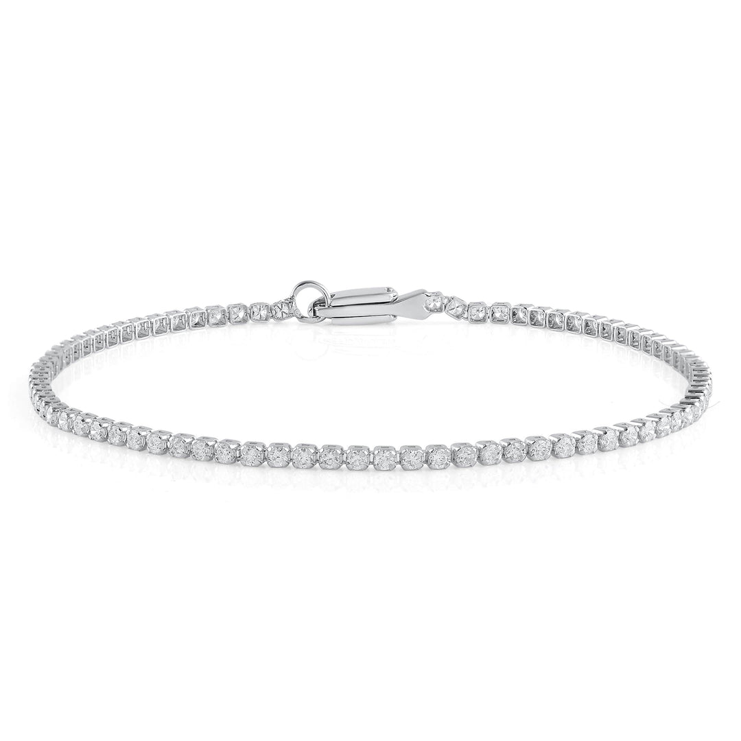 Lightweight Diamond Tennis Bracelet