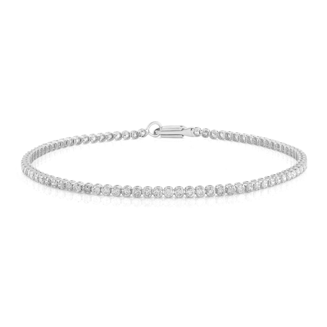 Lightweight Diamond Tennis Bracelet